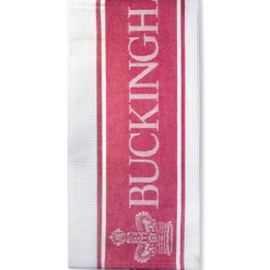 Buckingham Palace Red Waffle Tea Towel*Royal Collection Shop Sale