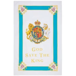 Coat Of Arms Tea Towel*Royal Collection Shop Discount
