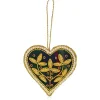 Palace Of Holyroodhouse Tartan Heart Decoration*Royal Collection Shop New