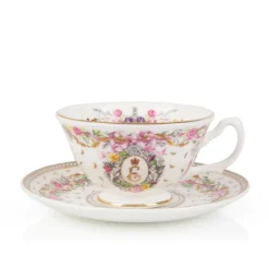 Queen Elizabeth Ii Commemorative Teacup And Saucer*Royal Collection Shop Clearance