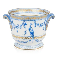 Royal Birdsong Gilded Cachepot*Royal Collection Shop Clearance