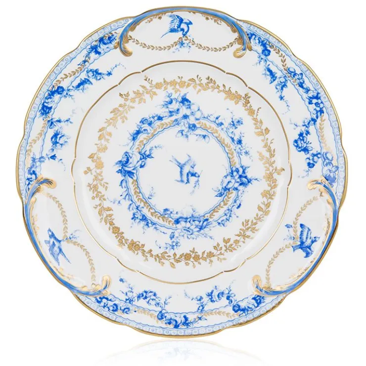 Royal Birdsong Gilded Dinner Plate*Royal Collection Shop Sale