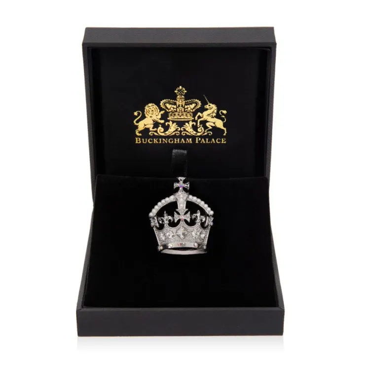 Silver Crown Brooch*Royal Collection Shop Clearance