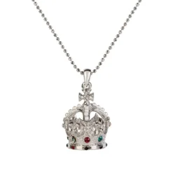 Silver Crown Necklace*Royal Collection Shop Discount