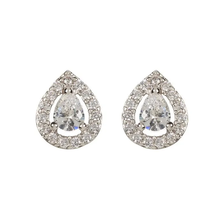 Silver Teardrop Earrings*Royal Collection Shop