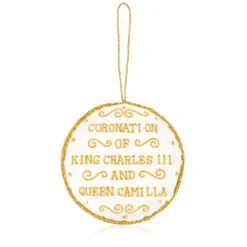 The Coronation Roundel Decoration*Royal Collection Shop Hot