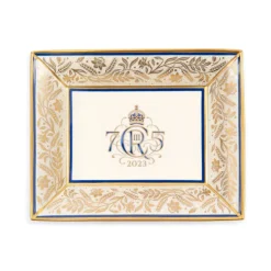 The King'S 75Th Birthday Limited Edition Navy Tray*Royal Collection Shop Discount