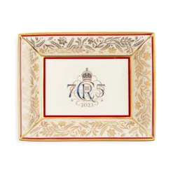 The King'S 75Th Birthday Limited Edition Red Tray*Royal Collection Shop Discount