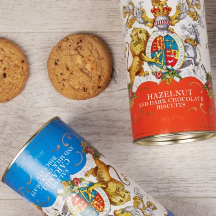Windsor Castle Salted Caramel And Chocolate Biscuit Tube*Royal Collection Shop Discount
